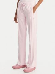 Juicy Couture Spodnie dresowe Tina JCWBJ126327 Różowy Straight Leg. Czerwone spodnie dresowe damskie Juicy Couture, xs, bez wzorów, z dresówki. Za 399.99 zł.