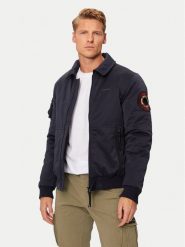 Aeronautica Militare Kurtka bomber 242AB2190CT3376 Granatowy Regular Fit. Niebieskie kurtki męskie AERONAUTICA MILITARE, m, bez wzorów, z syntetyku, bez kaptura. Za 1,799.00 zł.