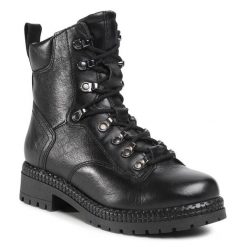 Trapery Lasocki. Czarne trapery damskie Lasocki, bez obcasa. Za 120.99 zł.