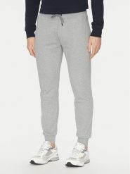 Guess Spodnie dresowe Z2YB22 KAIJ1 Szary Regular Fit. Szare spodnie dresowe męskie Guess, z aplikacjami, z bawełny. Za 279.99 zł.
