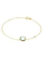 OR Carats Złota bransoletka z diamentem i ametystem rozmiar: onesize. Zielone bransoletki damskie OR Carats, złote. Za 826.99 zł.