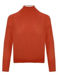 Malo Optimum Sweter w kolorze ceglanym rozmiar: XL. Czerwone golfy damskie Malo Optimum, xl, bez wzorów, z kaszmiru, bez ramiączek. Za 277.79 zł.