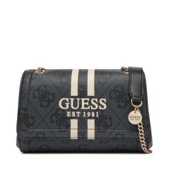 Torebka Guess. Czarne torebki klasyczne damskie Guess, z aplikacjami, bez dodatków. Za 449.99 zł.
