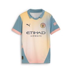Młodzieżowa koszulka Manchester City 24/25 PUMA Rosebay Bold Blue Pink. Czerwona bluzki damskie Puma, m, bez wzorów, młodzieżowe, bez kołnierzyka, bez ramiączek. W wyprzedaży za 259.65 zł.