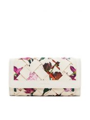 Desigual Portfel 25SAYP14 Écru. Portfele damskie Desigual, bez wzorów, ze skóry. Za 159.99 zł.