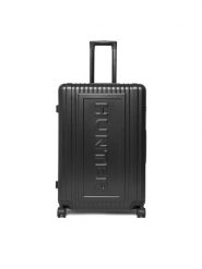 Hunter Walizka duża CEO-HUNTER-L-001-08-BLACK Czarny. Czarne walizki Hunter, bez wzorów, z tworzywa sztucznego, duże. Za 399.99 zł.