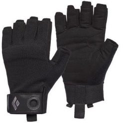 Rękawiczki górskie Black Diamond Crag Half-Finger. Czarne rękawiczki męskie Black Diamond, bez wzorów. Za 71.23 zł.