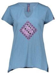 Crazy Koszulka w kolorze błękitnym rozmiar: M. Niebieskie t-shirty damskie Crazy, m, bez wzorów, bez kołnierzyka. Za 96.37 zł.