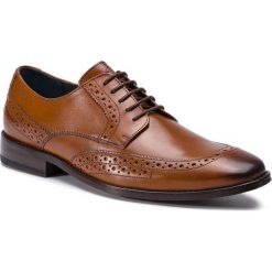 Półbuty JOOP! - Philemon 4140004191 Cognac 703. Brązowe buty wizytowe męskie Joop!, z materiału, bez zapięcia. W wyprzedaży za 399.00 zł.
