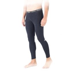 Legginsy termoaktywne turystyczne męskie Woolona Patch 100% Merino. Szare bielizna termoaktywna męska WOOLONA, m, bez wzorów. W wyprzedaży za 265.50 zł.