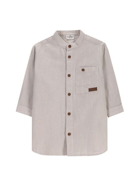 Coccodrillo Koszula WC5136201WBK Beżowy Regular Fit. Brązowe koszule chłopięce COCCODRILLO, bez wzorów, z bawełny, bez kołnierzyka, bez ramiączek. Za 49.90 zł.