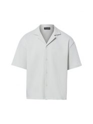 PEGADOR koszula casual - plisa Troy Mężczyźni Comfort Fit szary, S. Szare koszule męskie PEGADOR, m, bez wzorów, bez kołnierzyka, bez ramiączek. Za 179.95 zł.