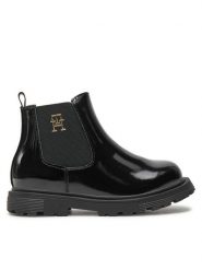 Tommy Hilfiger Botki Chelsea Boot T1A5-33563-0343 M Czarny. Czarne botki dziewczęce Tommy Hilfiger, bez wzorów, ze skóry, bez ramiączek. Za 359.99 zł.