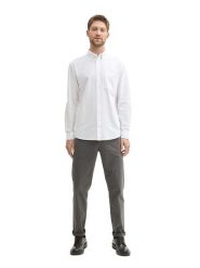 Tom Tailor Koszula - Regular fit - w kolorze białym rozmiar: M. Białe koszule męskie Tom Tailor, m, bez wzorów, z bawełny, bez kołnierzyka, bez ramiączek. Za 66.00 zł.