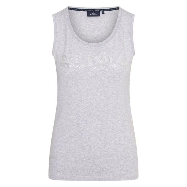 Damski tank top HV Polo Milou. Szare topy damskie HV POLO, bez wzorów, bez kołnierzyka. Za 155.00 zł.