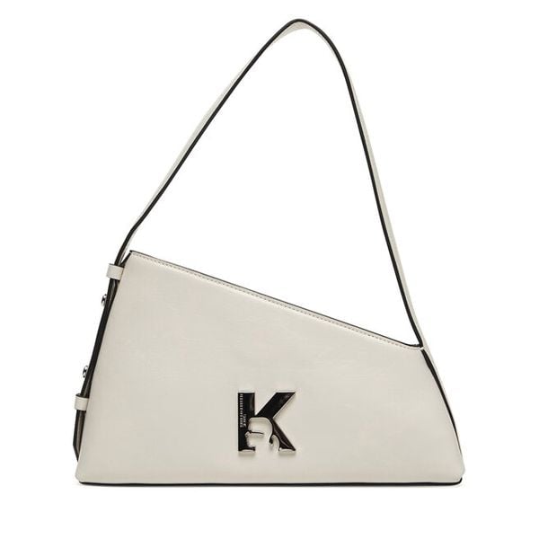 Torebka Karl Lagerfeld Jeans. Białe torebki klasyczne damskie Karl Lagerfeld Jeans, bez wzorów, z jeansu, bez dodatków. Za 839.99 zł.