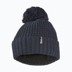 Czapka zimowa damska Jack Wolfskin Medley Knit Beanie. Niebieskie czapki zimowe damskie Jack Wolfskin. Za 149.99 zł.