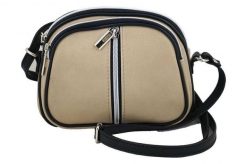 Listonoszka beżowa BARBERINI'S skórzana 03-2. Brązowe shopper bag damskie Barberinis, bez wzorów, ze skóry, na ramię, bez dodatków. Za 172.99 zł.