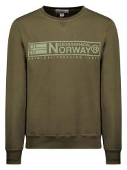 Geographical Norway Bluza "Gantoine" w kolorze khaki rozmiar: XL. Brązowe bluzy bez kaptura męskie Geographical Norway, xl. Za 100.99 zł.