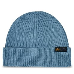 Czapka Alpha Industries. Niebieskie czapki męskie Alpha Industries, na zimę, bez wzorów. Za 119.99 zł.