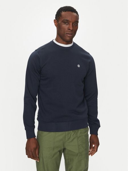 Element Bluza ELYFT00197 Granatowy Regular Fit. Niebieskie bluzy bez kaptura męskie Element, m, z bawełny. Za 169.99 zł.