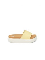 Reef Klapki "Cushion Bondi Bay" w kolorze żółtym rozmiar: 37,5. Żółte klapki damskie Reef, bez wzorów, bez obcasa, na platformie. Za 250.95 zł.