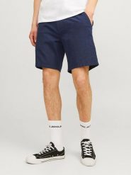 Jack & Jones Szorty "Stace" w kolorze granatowym rozmiar: L. Niebieskie szorty męskie Jack & Jones, bez kołnierzyka. Za 92.21 zł.
