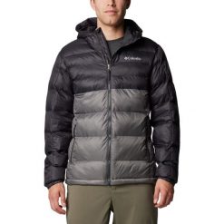 Kurtka sportowa męska Buck Butte II Insulated Hooded Jacket. Szare kurtki treningowe męskie Columbia, m, bez wzorów, z poliesteru. Za 499.00 zł.