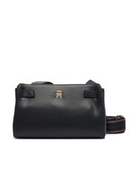 Tommy Hilfiger Torebka Th Joy Crossover AW0AW19065 Czarny. Czarne listonoszki damskie Tommy Hilfiger, bez wzorów, ze skóry, bez dodatków. Za 489.99 zł.