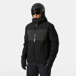 Kurtka narciarska Helly Hansen Gravity. Czarne kurtki męskie Helly Hansen, na zimę, m, bez wzorów, sportowe, bez kaptura. Za 1,219.00 zł.