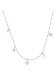 U.S. Polo Assn. Pozłacany naszyjnik z elementami ozdobnymi - dł. 36 cm rozmiar: onesize. Czerwone naszyjniki damskie U.S. Polo Assn., metalowe. Za 86.99 zł.