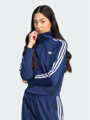 Adidas Bluza Firebird Classic Track Jacket KV9551 Granatowy Regular Fit. Niebieskie bluzy bez kaptura damskie Adidas, m, z syntetyku. Za 328.99 zł.
