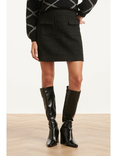 Smashed Lemon Spódnica w kolorze czarnym rozmiar: M. Czarne spódniczki damskie Smashed Lemon, m, bez wzorów, mini, proste. Za 104.99 zł.