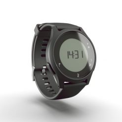 Zegarek do biegania Kalenji W100. Czarne zegarki damskie Decathlon. Za 39.99 zł.