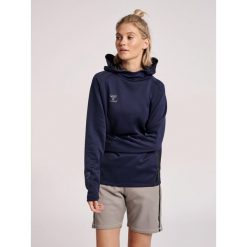 Damska bluza z kapturem Hummel Cima Xk. Niebieskie bluzy z kapturem damskie HUMMEL, s, z dresówki. Za 227.90 zł.