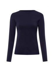 Brookshire koszulka z długim rękawem Kobiety Sztuczne włókno niebieski, L. Niebieskie t-shirty damskie brookshire, l, bez wzorów, z włókna, bez kołnierzyka. Za 149.95 zł.