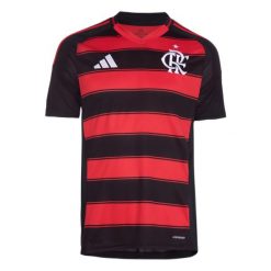 Koszulka CR Flamengo 25 Home. Czarne t-shirty sportowe męskie Adidas, xl, z materiału, bez ramiączek, do piłki nożnej. Za 439.00 zł.