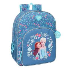 Plecak szkolny DISNEY FROZEN Poliester 300D. Niebieskie plecaki damskie Disney Frozen, bez wzorów, z poliesteru. Za 147.15 zł.