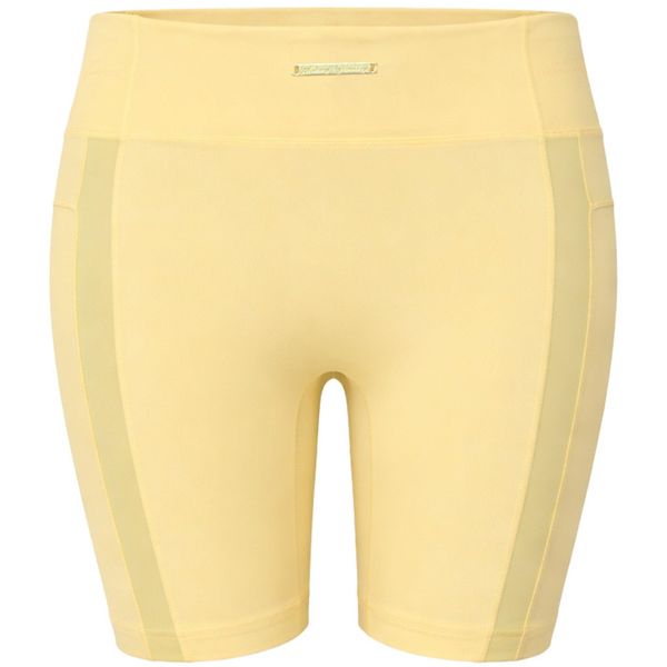 Spodenki treningowe damskie Gymshark Whitney V3. Żółte spodenki sportowe damskie Gymshark, s, na fitness i siłownię. W wyprzedaży za 49.99 zł.