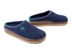 DR. BRINKMANN 220071-05 blau, kapcie damskie. Niebieskie kapcie damskie Dr. Brinkmann. Za 157.17 zł.