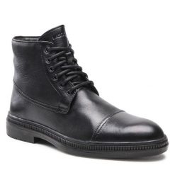 Kozaki Lasocki. Czarne buty zimowe męskie Lasocki, bez zapięcia. Za 199.99 zł.