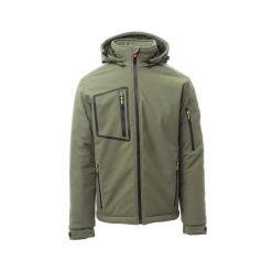 Kurtka przeciwdeszczowa z kapturem Payper Wear Stream Pad. Zielone kurtki męskie PAYPER WEAR, m, bez wzorów, z nylonu, z kapturem. Za 466.00 zł.
