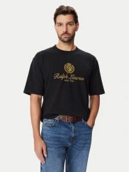 Polo Ralph Lauren T-Shirt 710B28747002 Czarny Regular Fit. Czarne koszulki polo męskie Polo Ralph Lauren, m, bez wzorów, z bawełny, bez ramiączek. Za 466.99 zł.