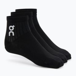 Skarpety On Logo Sock Mid 3. Czarne skarpetki damskie On, bez wzorów, z bawełny. Za 89.99 zł.