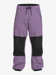 Spodnie narciarskie męskie Quikisilver Snow Down Technical. Fioletowe spodnie materiałowe męskie Quiksilver, bez wzorów, z materiału. Za 354.49 zł.
