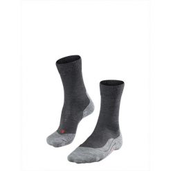 Skarpetki Falke TK5. Szare skarpetki męskie Falke, bez wzorów, z poliamidu. Za 116.00 zł.