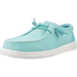 Buty HEY DUDE WENDY STRETCH MESH CERAMIC Niebieski. Niebieskie obuwie trekkingowe damskie SENZA MARCA, na fitness i siłownię. Za 204.99 zł.