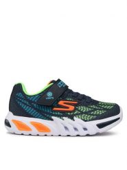 Skechers Sneakersy Vorlo 400137L/NVMT Granatowy. Niebieskie buty sportowe chłopięce Skechers, bez wzorów, ze skóry, bez zapięcia. Za 179.99 zł.