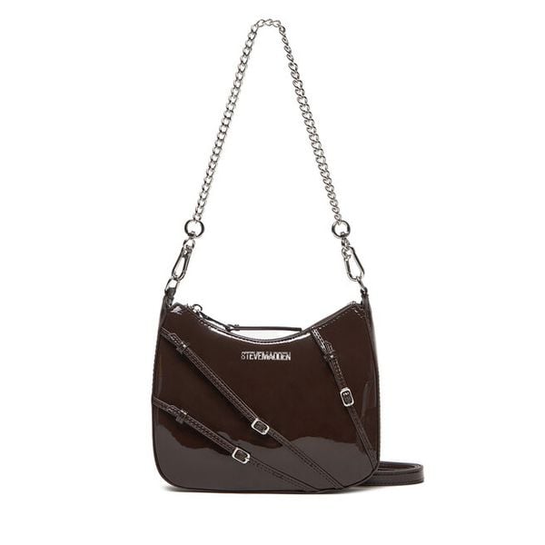 Torebka Steve Madden. Brązowe torebki klasyczne damskie Steve Madden, bez wzorów, bez dodatków. Za 339.99 zł.