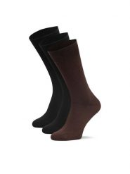 GINO ROSSI Skarpety długie CEO_AS_GR_01_W_AW26 (3-PACK). Czarny. Czarne skarpetki męskie Gino Rossi, bez wzorów, z bawełny. Za 39.99 zł.